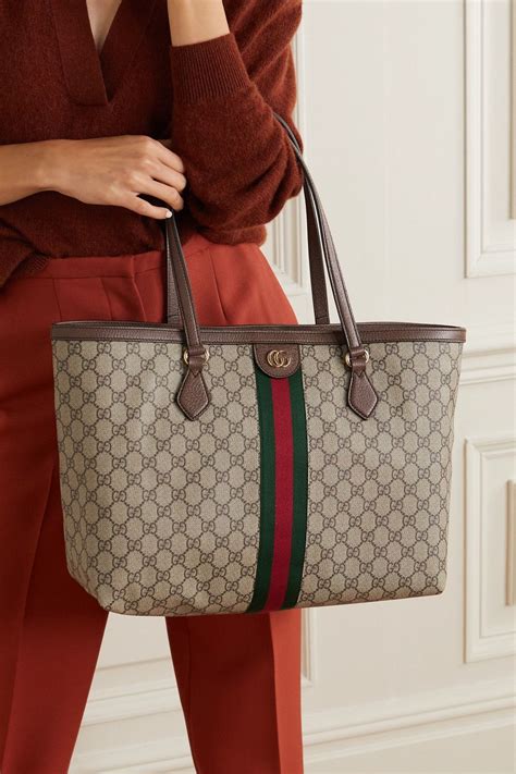 blue gucci tote|Gucci canvas tote bag free.